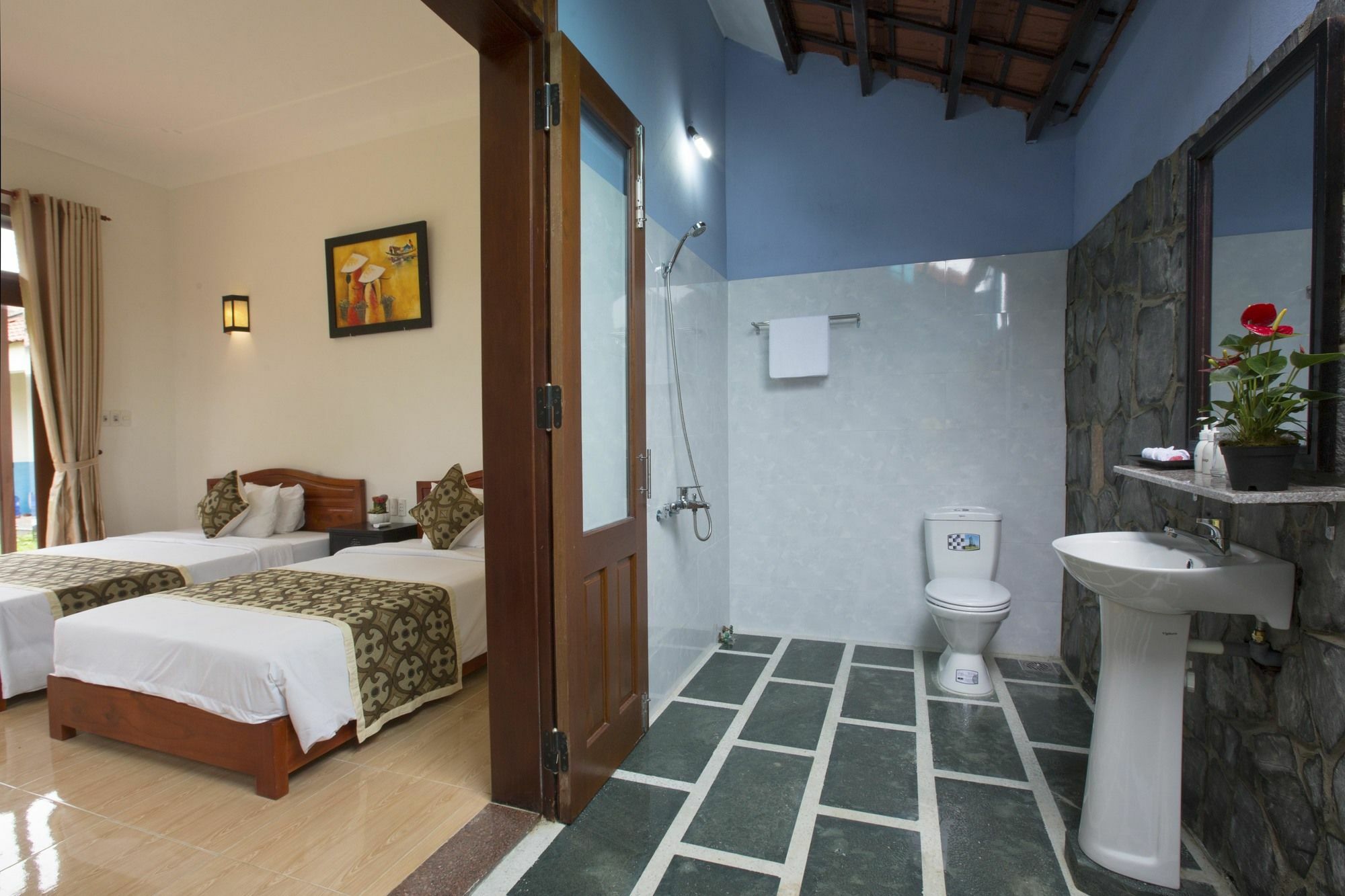 Galaxy Homestay Хойан Экстерьер фото